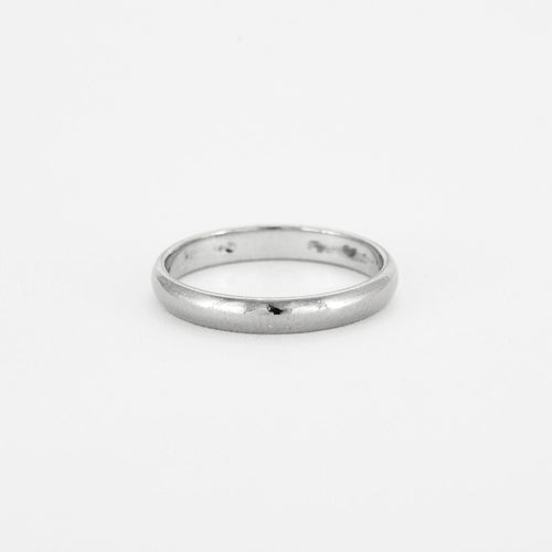 Bague 52 Alliance or blanc 58 Facettes