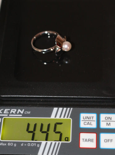 Bague 50 POIRAY - Bague Trèfle Or blanc Perle Blanche 58 Facettes 041