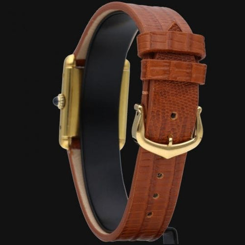 Montre Cartier Montre Tank Vermeil 58 Facettes MT44338