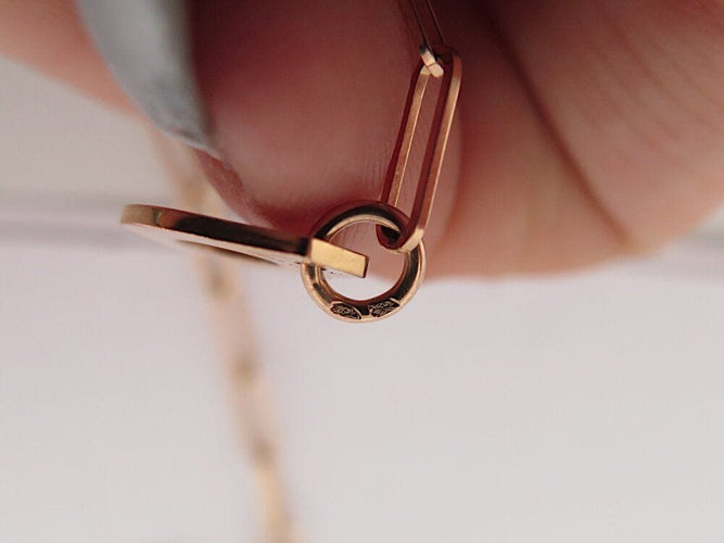 Collier collier DINH VAN menottes r10 654107 en or rose 18k pochon 58 Facettes 268898