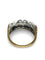 Bague 54 Bague Vintage or jaune platine et diamants 2,20 ct 58 Facettes 00079201
