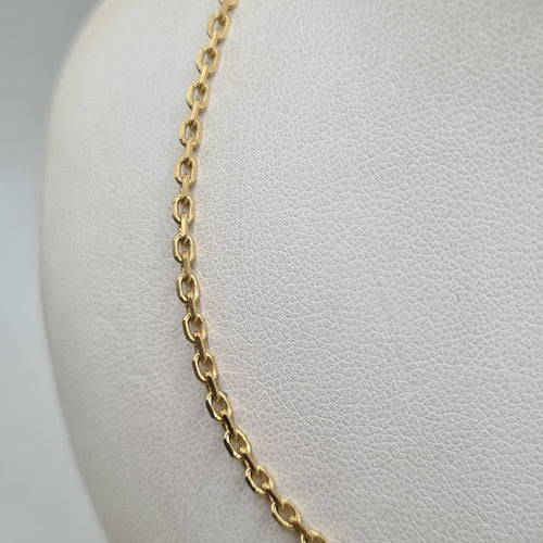 Collier Chaine ou jaune 18 carats 58 Facettes