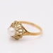Ring 54 Gold ring with pearl 58 Facettes E360982B