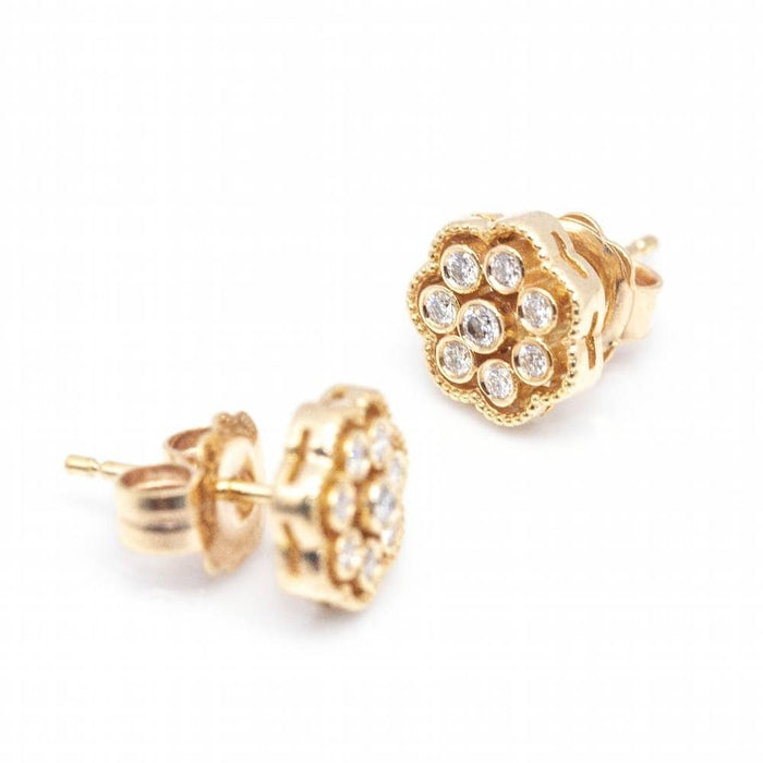 Boucles d'oreilles Boucles d'oreilles vintage en or et diamants 58 Facettes D361162SP
