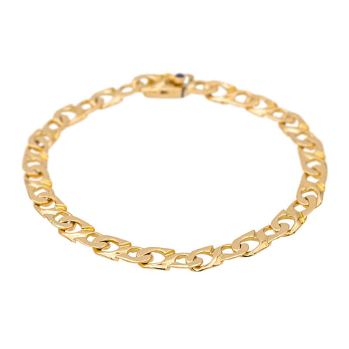 Bracelet Caplain Saint André Bracelet  Or jaune Saphir 58 Facettes 3784957CN