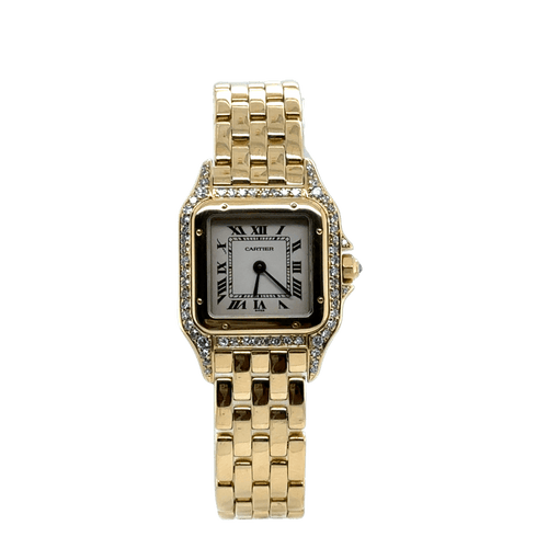 Montre CARTIER - Montre Panthère Or jaune et Diamants 58 Facettes 1.0000811/1