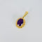 Pendentif Pendentif en or jaune avec améthyste ovale 58 Facettes 2509002