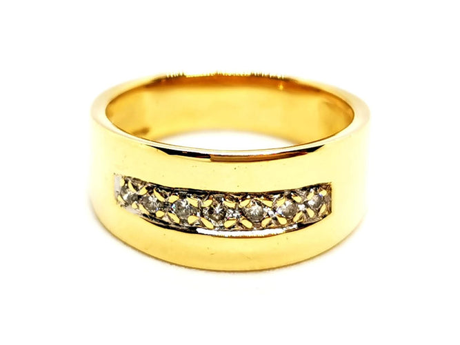 Bague 51.5 Bague Or jaune Diamant 58 Facettes 1241182CN