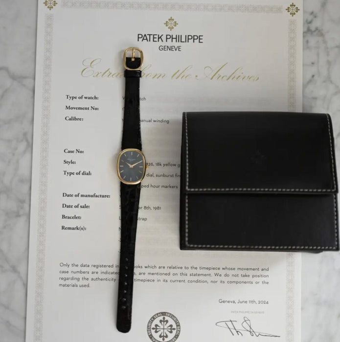 Montre PATEK PHILIPPE - Montre Ellipse 58 Facettes