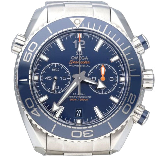 Montre Montre Omega Seamaster Planet Ocean Chronographe 600M 45,5mm Co-Axial Céramique Bleue 58 Facettes MT41350
