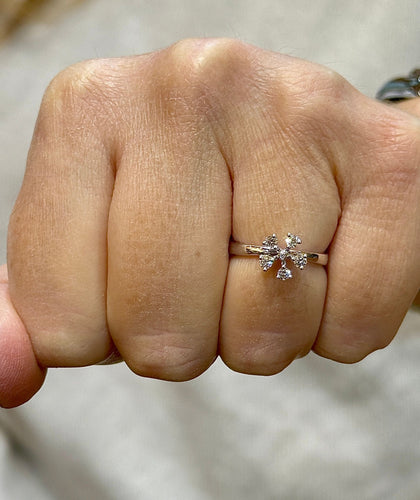 Bague 50 De Beers bague CORSAGE en or et diamants 58 Facettes