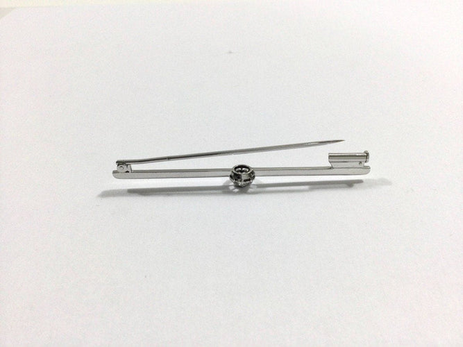 Broche Broche Or Blanc Diamant 58 Facettes