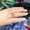 Bague 56.5 Bague Rubis et Diamants Or 18 K 58 Facettes AA 1739
