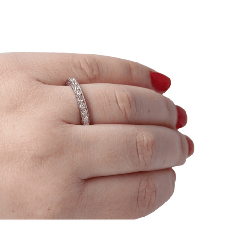 Ring 57 Diamond wedding ring 58 Facettes 4034