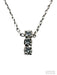 Collier Collier or blanc et diamants 0,27 ct 58 Facettes