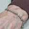 Bracelet Bracelet - Bracelet en or blanc 18k et diamants 58 Facettes P17