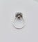 Bague 56 Bague marguerite en or blanc avec diamants 58 Facettes
