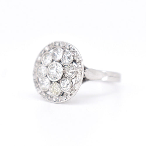 Bague 51 Bague Ronde Or 18 Carats et Diamants 58 Facettes 373