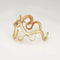 Vintage 4 Snake Cuff Bracelet 18k Yellow Gold Serpent Jewelry Fine Estate 58 Facettes G13695