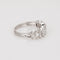 Bague marquise en platine avec diamant 1 ct, taille 5,75, bijou vintage anniversaire