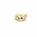 Bague 55 Solitaire or jaune tourmaline blanche 58 Facettes 80-GS38494-6