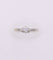 Bague Solitaire or blanc 18k, diamant 0,25 carat 58 Facettes