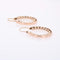 Boucles d'oreilles Créoles anciennes en or rose 58 Facettes 25-014