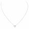 Collier Collier Coeur Or blanc Diamant 58 Facettes 3079788CN
