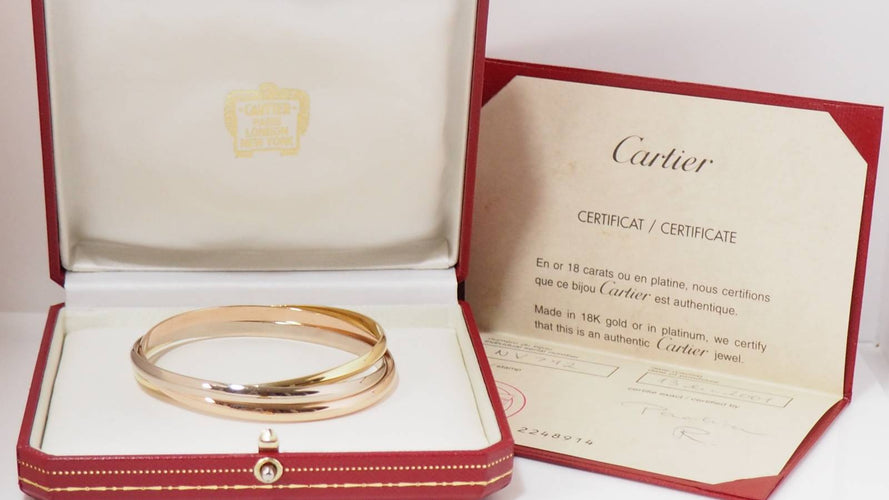 Bracelet Bracelet Trinity de Cartier d'occasion trois ors 58 Facettes 31245