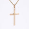 Collier Croix or rose vintage 58 Facettes CVP171