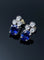 Boucles d'oreilles Boucles d'oreilles pendantes en saphir et diamants 58 Facettes