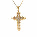 Pendentif Pendentif Croix or jaune 58 Facettes PE2-D1-GS35328-1