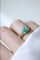 Bague Bague fleur ancienne turquoises et diamant 58 Facettes