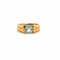 Bague 54 Solitaire Or Jaune & Aigue Marine 58 Facettes 60-GS35808-2