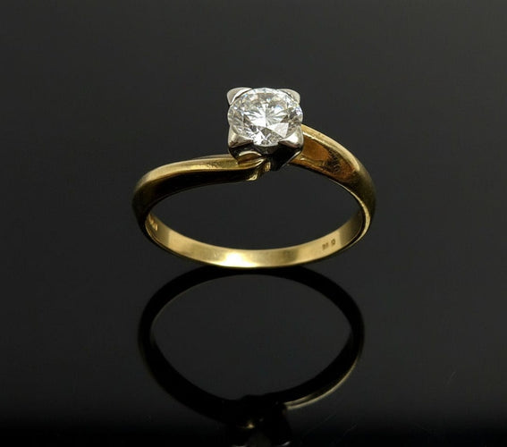 Bague Bague solitaire Salvini avec diamant de 0,40 ct. 58 Facettes