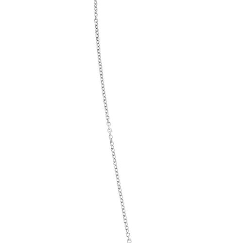 Collier COLLIER OR BLANC DIAMANTS & AIGUE MARINE. 58 Facettes BO/240006 RIV