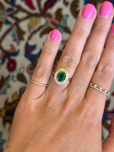 Bague Antique emerald ring 58 Facettes