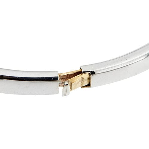 Bracelet Bracelet rigide en or blanc 58 Facettes 37590