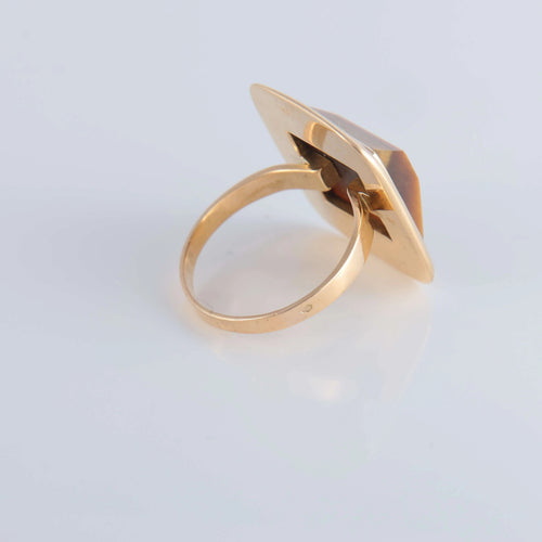 Bague 59 Bague Oeil de tigre 58 Facettes