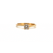 Ring 58 Solitaire Yellow Gold & Diamond 58 Facettes