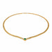 Necklace Necklace English mesh Yellow gold Emerald 58 Facettes 2916931CN