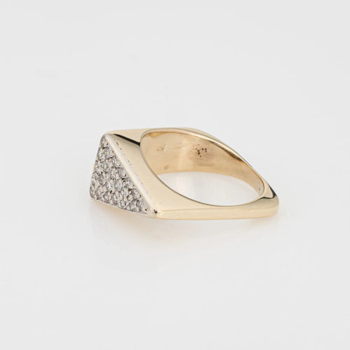 Bague 50 Bague triangle diamant vintage 58 Facettes G13532