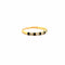 Bague 58 Alliance Demi-Tour Or Jaune Diamants & Topaze 58 Facettes 43-GS35409-1