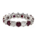 Ring 50 Alliance Ring White Gold Ruby 58 Facettes 2834880CN