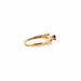 53 Solitaire Ring 18k Yellow Gold Topaz & Diamonds 58 Facettes 38-GS35638-3