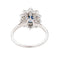 Bague 55.5 Bague Pompadour Or blanc Saphir 58 Facettes 3655104CN