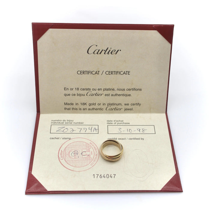 CARTIER - Bague Trinity Tricolore Les Must de Cartier