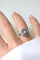 Bague 52 Bague Cible Ronde Art Déco Diamants 58 Facettes