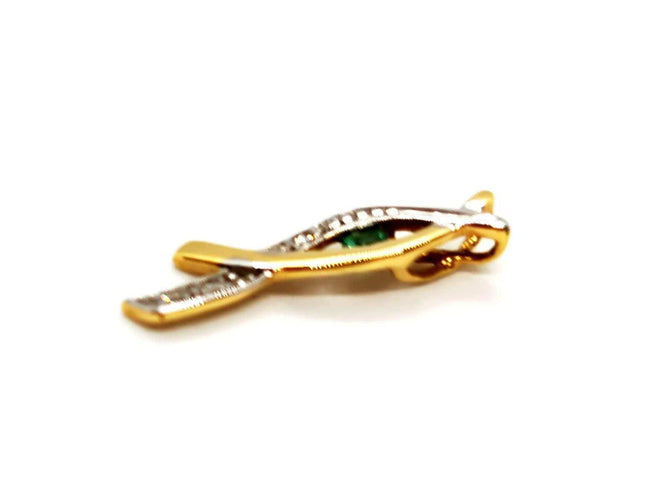 Pendentif Pendentif Or jaune Emeraude 58 Facettes 1178464CD