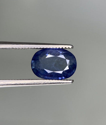 Saphir bleu chauffé non traité 2.22cts